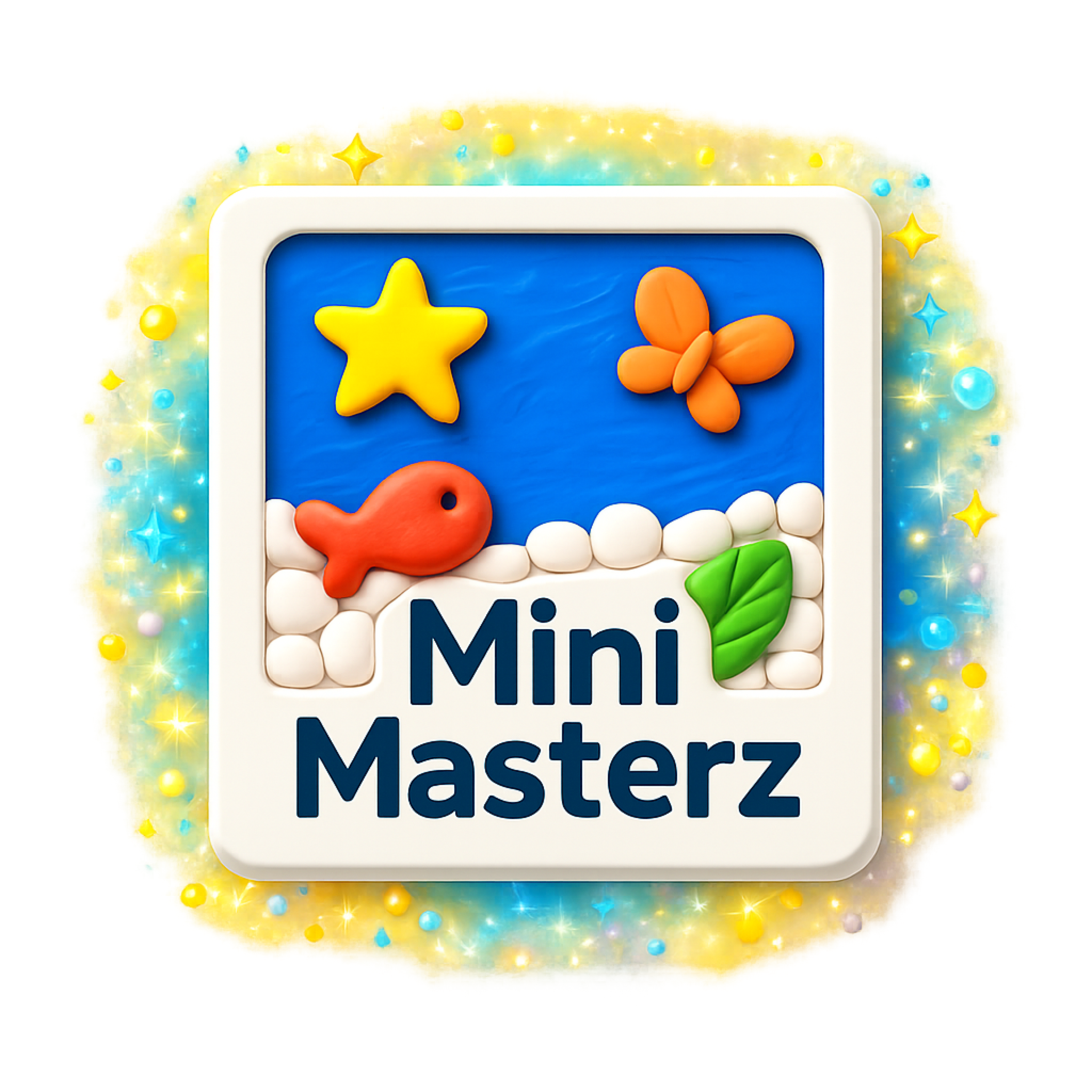 Mini Masterz DIY Handmade Plastic 3D Cream Glue Photo Frame Painting Kits