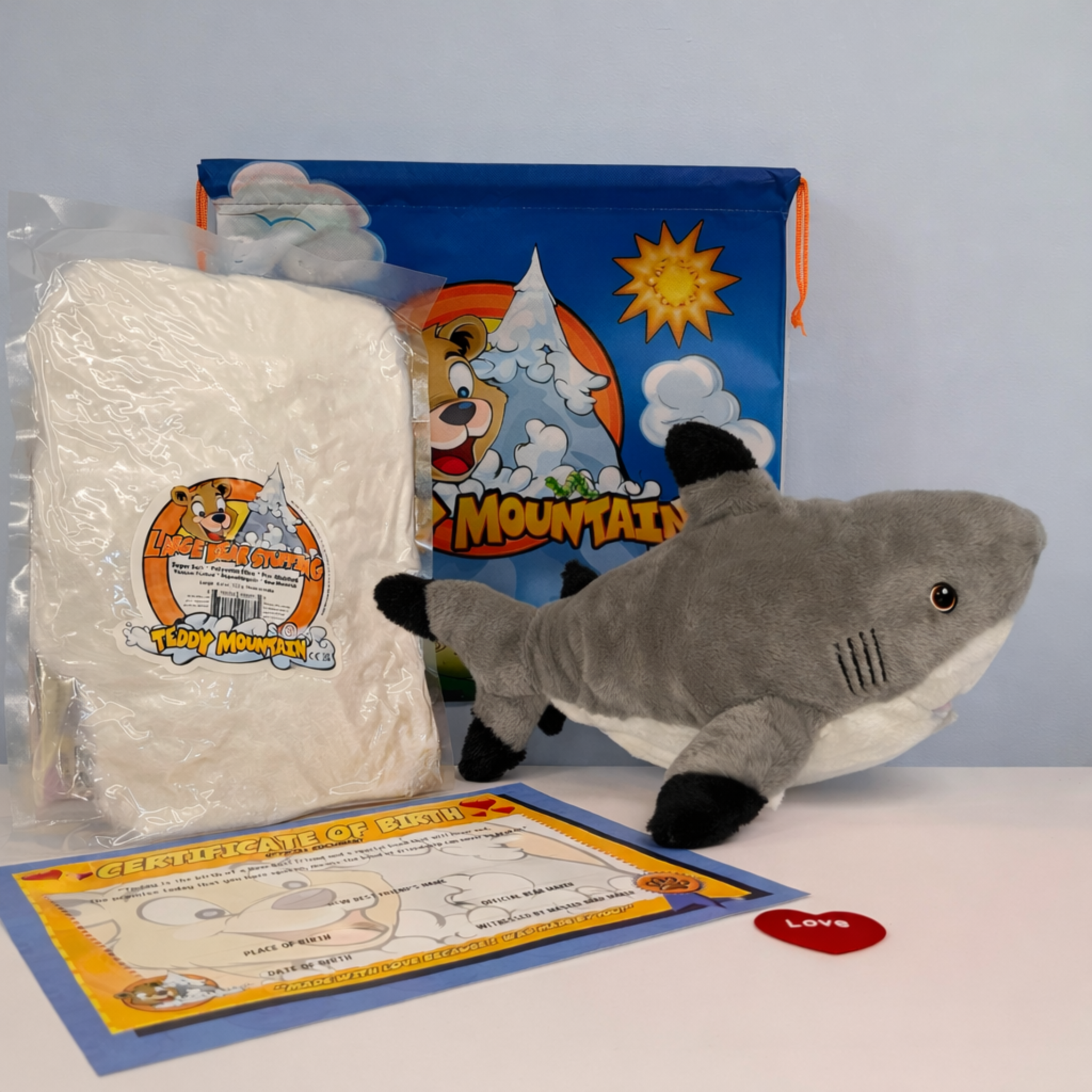Build-Your-Own Monkey Shark At Home No-Sew DIY Kit