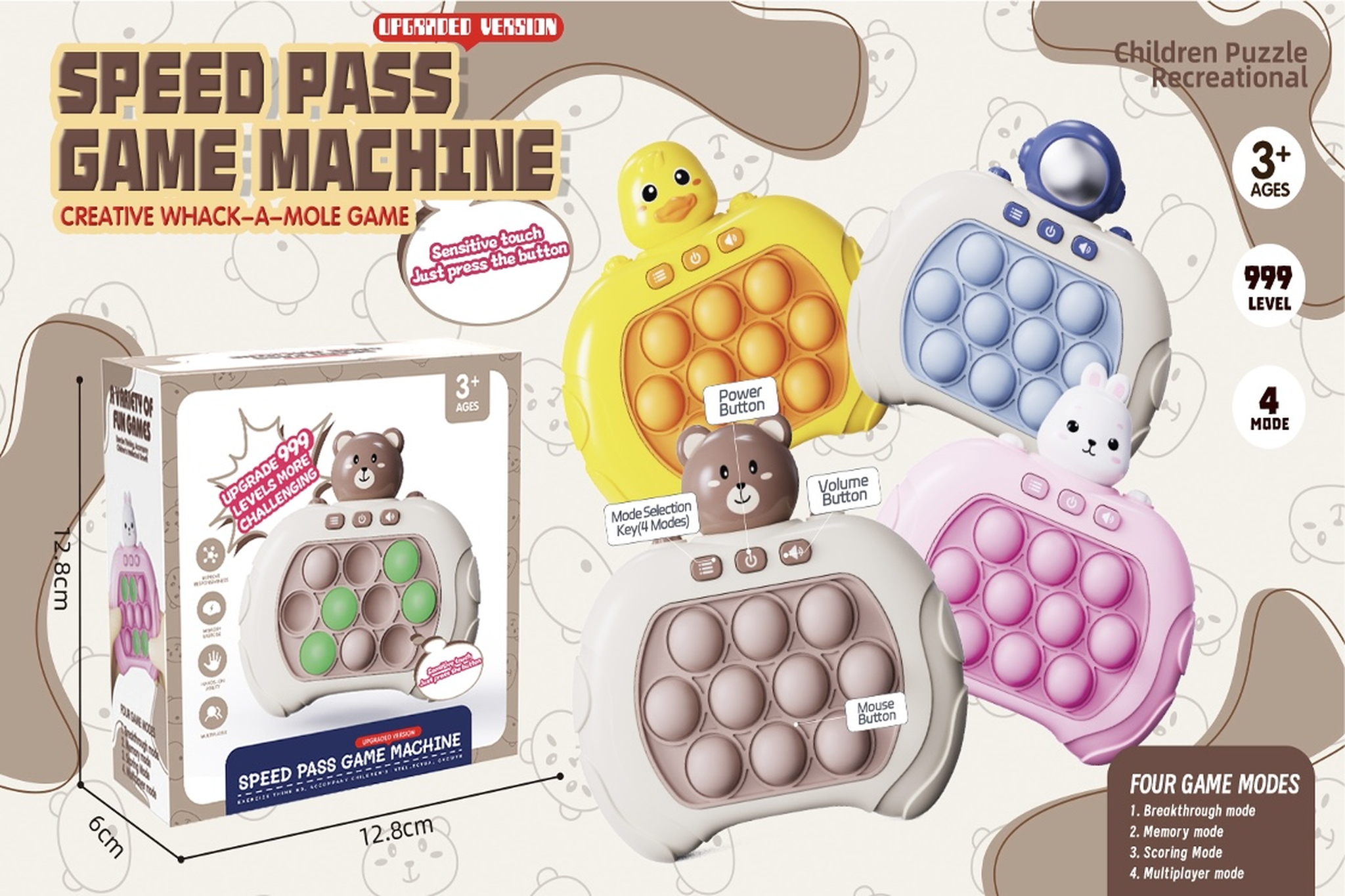 PopUpz Game Brown Bear