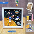 DIY Handmade Plastic 3D Cream Glue Photo Frame Painting Kit - Mini Masterz Space Theme