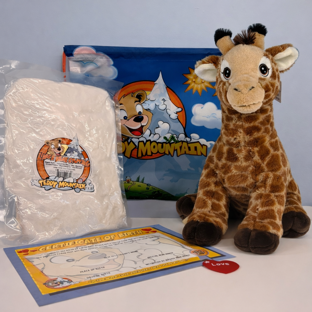 Build-Your-Own Monkey Giraffe At Home No-Sew DIY Kit