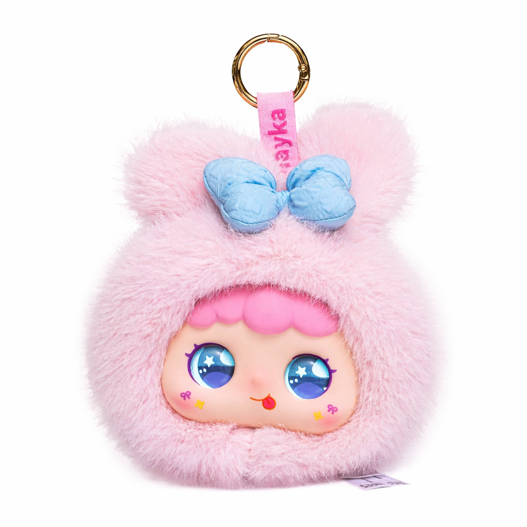 AI Smart Talking Plush Keychain – Interactive Voice Chat Companion Toy with AI Conversation, Language Learning & Backpack Charm - LoomeePals RABBIT AI Toy