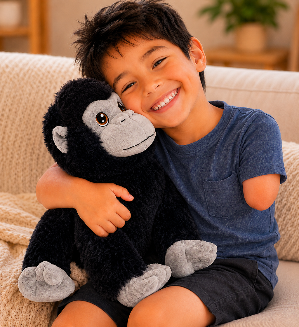 Build-Your-Own Gorilla Plushie At Home No-Sew DIY Kit