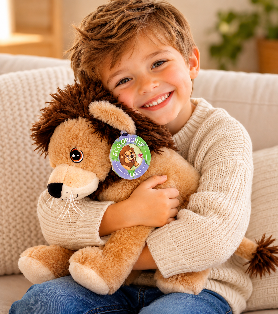 Build-Your-Own Lion Plushie At Home No-Sew DIY Kit