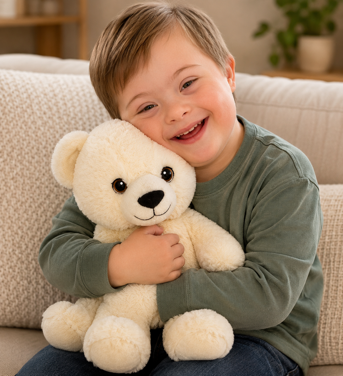 Build-Your-Own Polar Bear Plushie At Home No-Sew DIY Kit